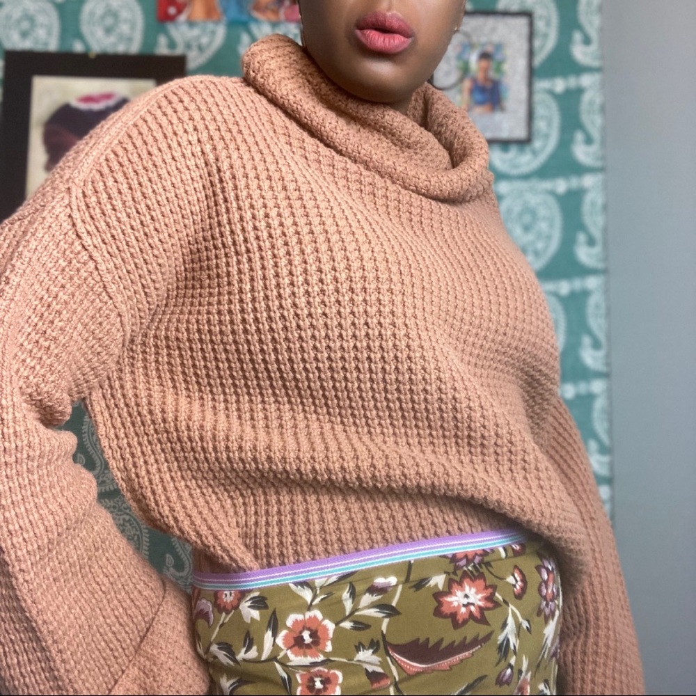 Free People Over Size Chunky Knit Sweater
